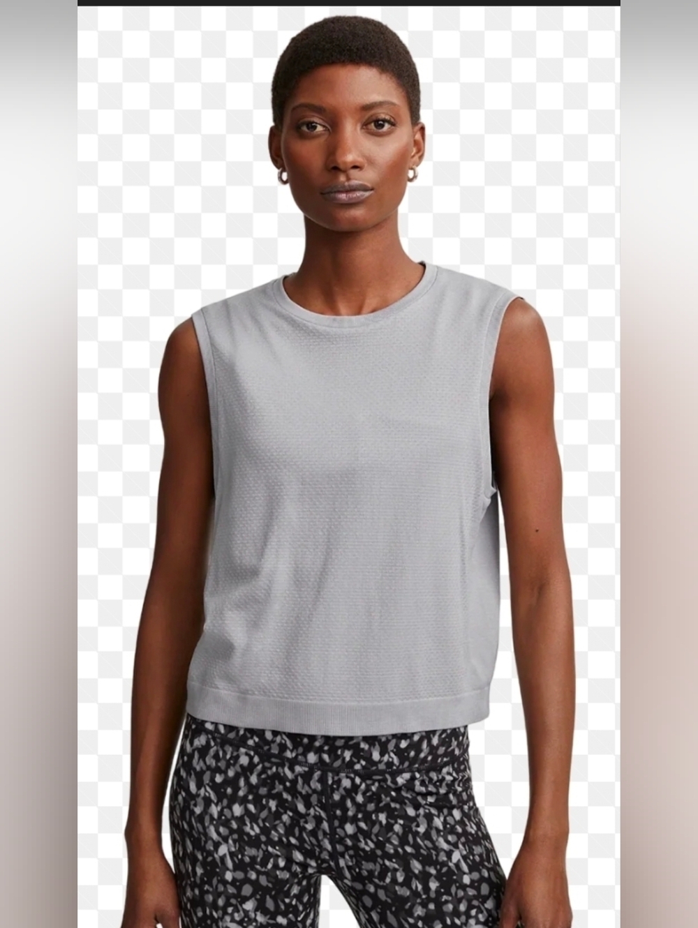 Varley Page Seamless Crop Tank-SM